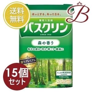 バスクリン 森の香り 600g×15個セット