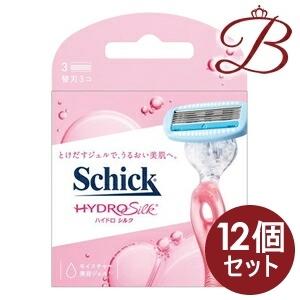 【×12個】シック ハイドロシルク 替刃 3個入 【 爆買 】