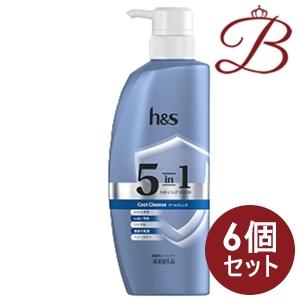 h&s 【×6個】h&s 5in1 クールクレンズ シャンプー ポンプ340g 【 爆買