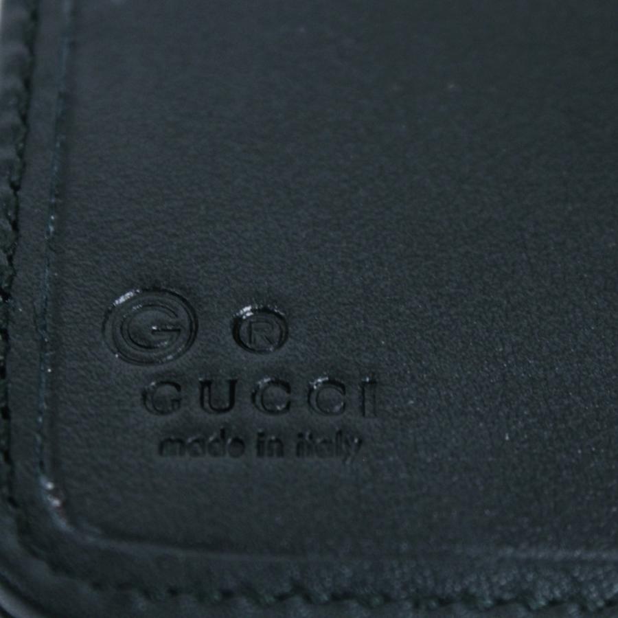 グッチシマ グッチ GUCCI｜2つ折り財布｜レザー｜黒｜449395 : BELLA
