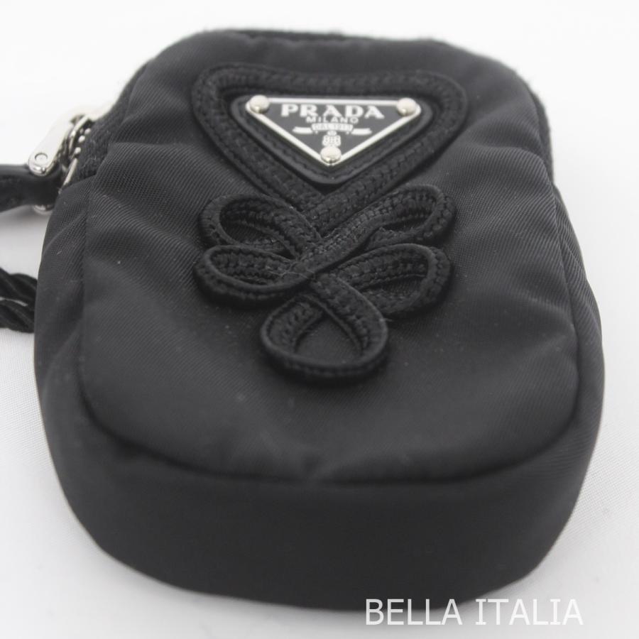 PRADA プラダ レディース ポシェット ミニショルダーポーチ 黒 セールの画像