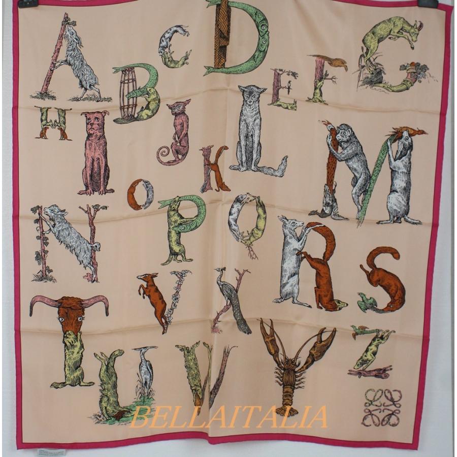 LOEWE（ロエベ） レディース スカーフ シルク プリント アナグラム