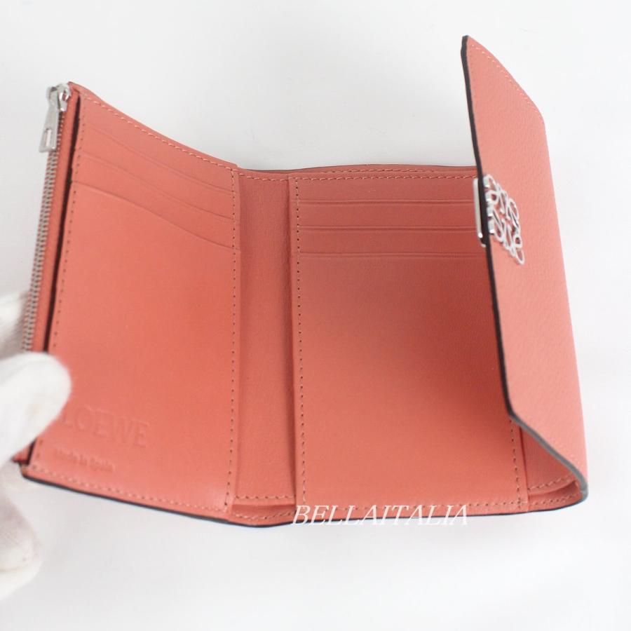 LOEWE ロエベ 財布 折りたたみ財布 レザー アナグラム スモール LOEWE ロエベ 財布 折りたたみ財布 レザー アナグラム スモール