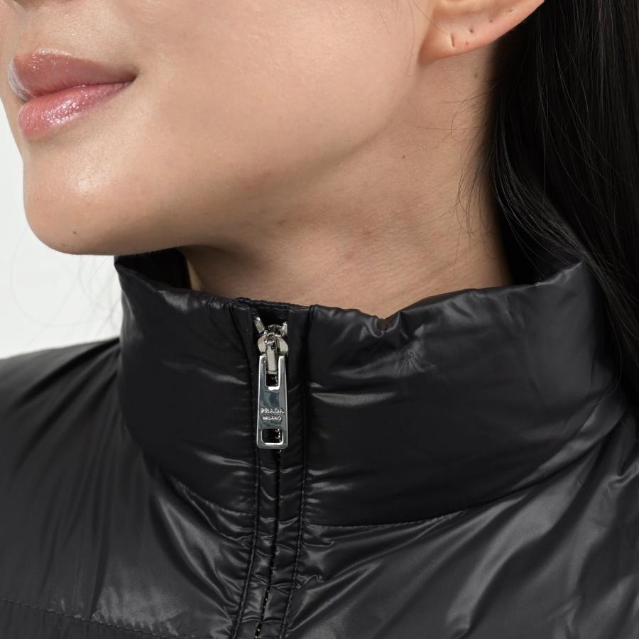 PRADA プラダ ブルゾン ダウン ナイロン レディース 黒 セール PRADA プラダ ブルゾン ダウン ナイロン レディース 黒 セール