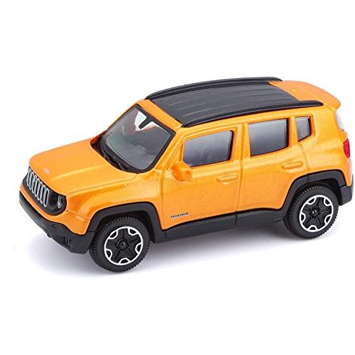 ブラーゴ ジープ レネゲード ミニカー 1/43 JEEP RENEGADE 2017 (オレンジ)｜bellamacchina｜02