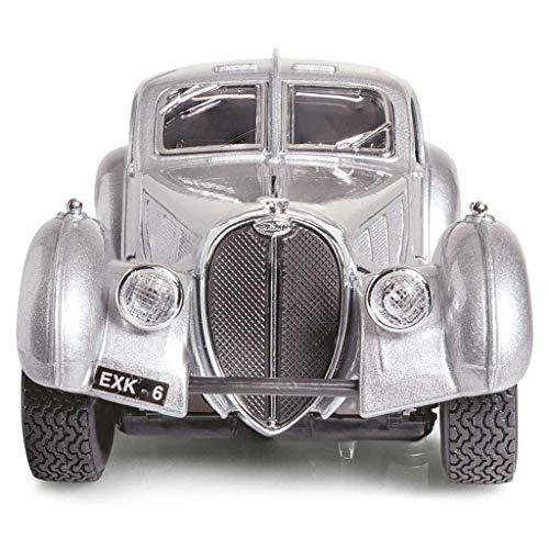 ブラーゴ ブガッティ ミニカー 1/24 アトランティック BUGATTI ATLANTIC TYPE 57SC 1936 (シルバー)｜bellamacchina｜02