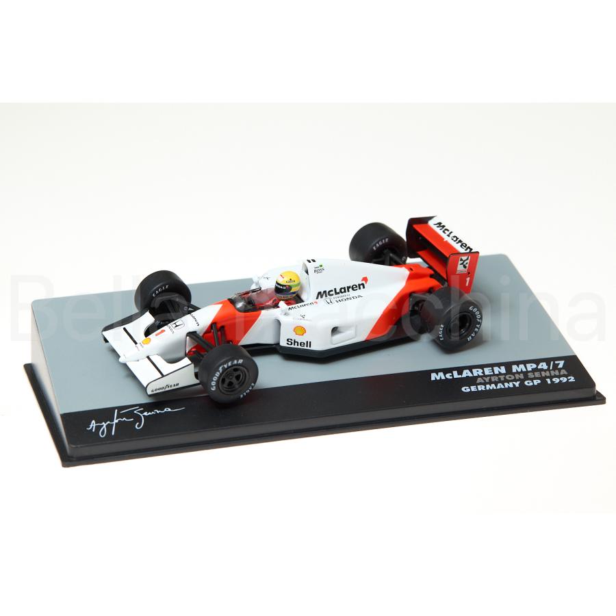 F1 ミニカー 1/43 マクラーレン MP4/7 ドイツGP 1992 アイルトン セナ MCLAREN ホンダ AYRTON SENA｜bellamacchina｜07