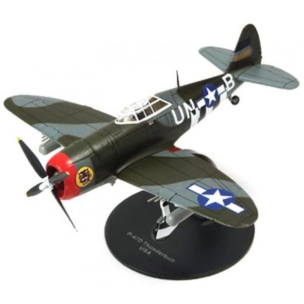アメリカ軍 戦闘機 模型 完成品 1/72 サンダーボルト P-47D