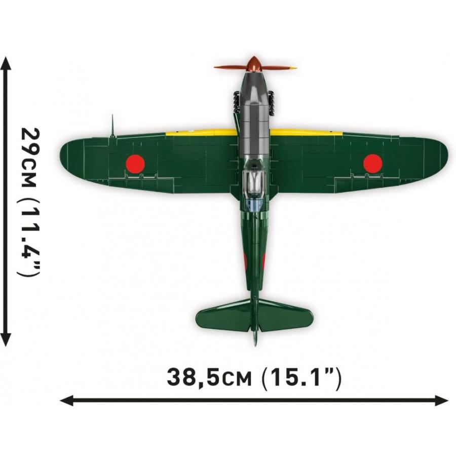 【 LEGO対応 EU ブロック おもちゃ】COBI コビ 日本陸軍 戦闘機 1/32 飛燕 ひえん KI-61 川崎航空機 三式戦闘機 324ピースの画像