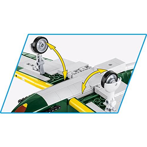 【 LEGO対応 EU ブロック おもちゃ】COBI コビ 日本陸軍 戦闘機 1/32 飛燕 ひえん KI-61 川崎航空機 三式戦闘機 324ピースの画像