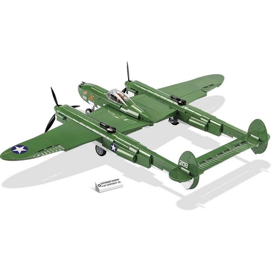 【 LEGO対応 EU ブロック おもちゃ】COBI コビ アメリカ陸軍 戦闘機 P-38H ライトニング 1/32スケール 545ピース｜bellamacchina｜04