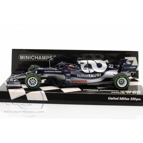 ミニチャンプス F1 ミニカー 1/43 アルファタウリ ALPHA TAUR AT02 トルコGP 2021 角田裕毅 #22｜bellamacchina｜06