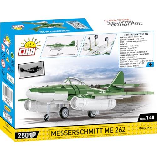 COBI ブロック ドイツ軍 メッサーシュミット ME262 飛行機 1/48スケール 250ピース レゴに互換あり #5881【MADE IN EU】