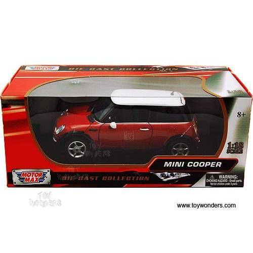 1/18 モーターマックス ミニクーパー 2001 白/赤 ミニカー Amazon | MOTORMAX ミニカー 1/18 ミニクーパー MINI 2001