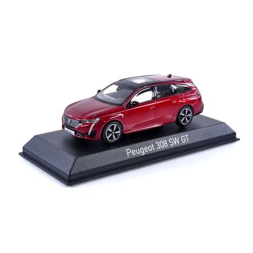 ノレブ ミニカー 1/43 プジョー 308 SW GT 2021 エリクサーレッド 完成