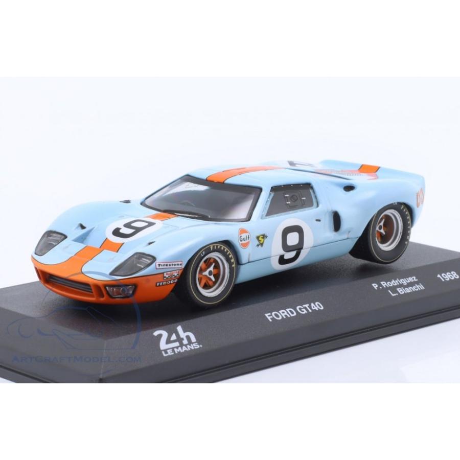 イクソ(IXO) フォード GT40 ミニカー 1/43 Gulf ルマン24時間レース