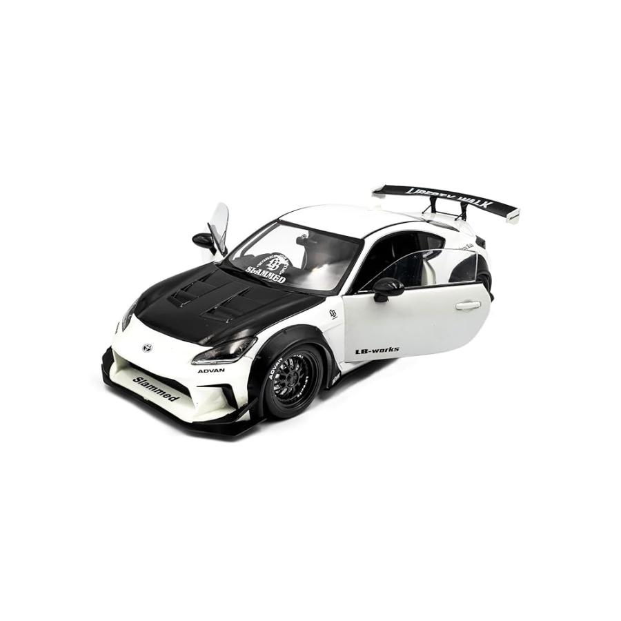ソリド トヨタ GR86 ミニカー 1/18 TOYOTA LBWK Body Kit 2024 (パール