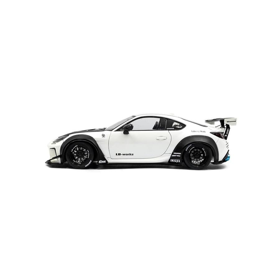 ソリド トヨタ GR86 ミニカー 1/18 TOYOTA LBWK Body Kit 2024 (パールホワイト)の画像
