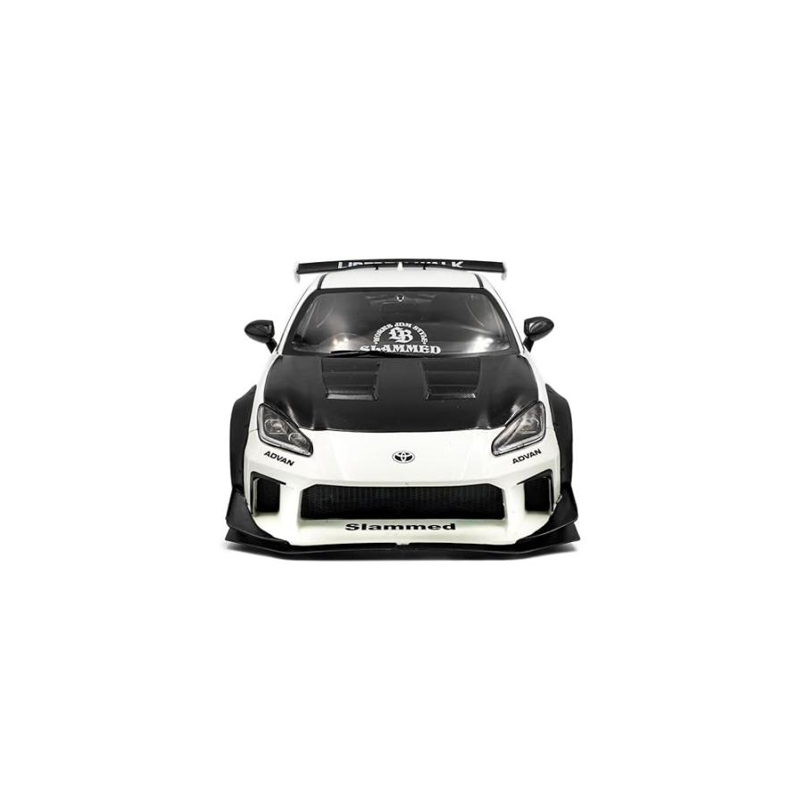 ソリド トヨタ GR86 ミニカー 1/18 TOYOTA LBWK Body Kit 2024 (パールホワイト)の画像