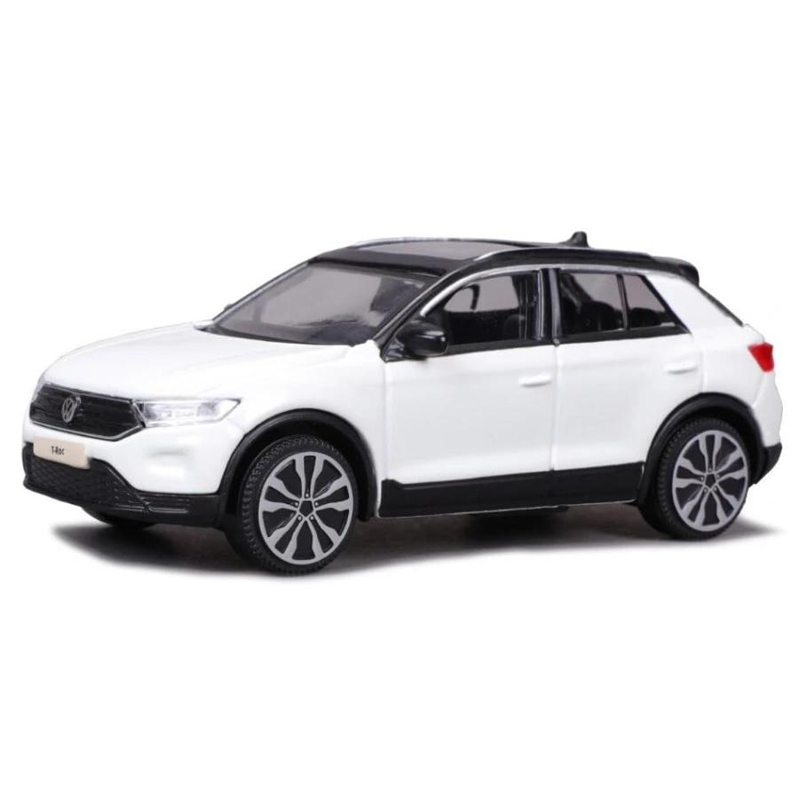 ブラーゴ フォルクスワーゲン ミニカー 1/43 T-Roc SUV 2021 (ホワイト