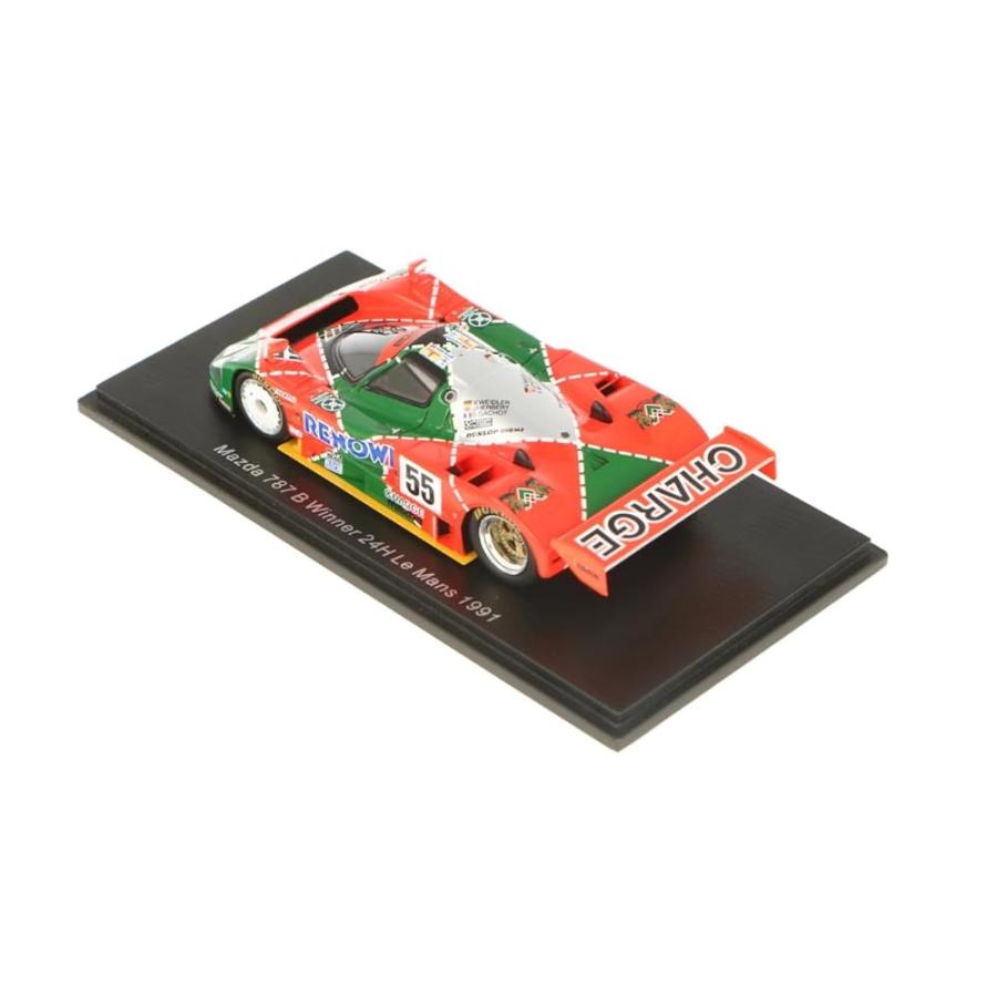 マツダ 787B ミニカー 1/43 2.6L ルマン 24時間 レース 1991 優勝 N55