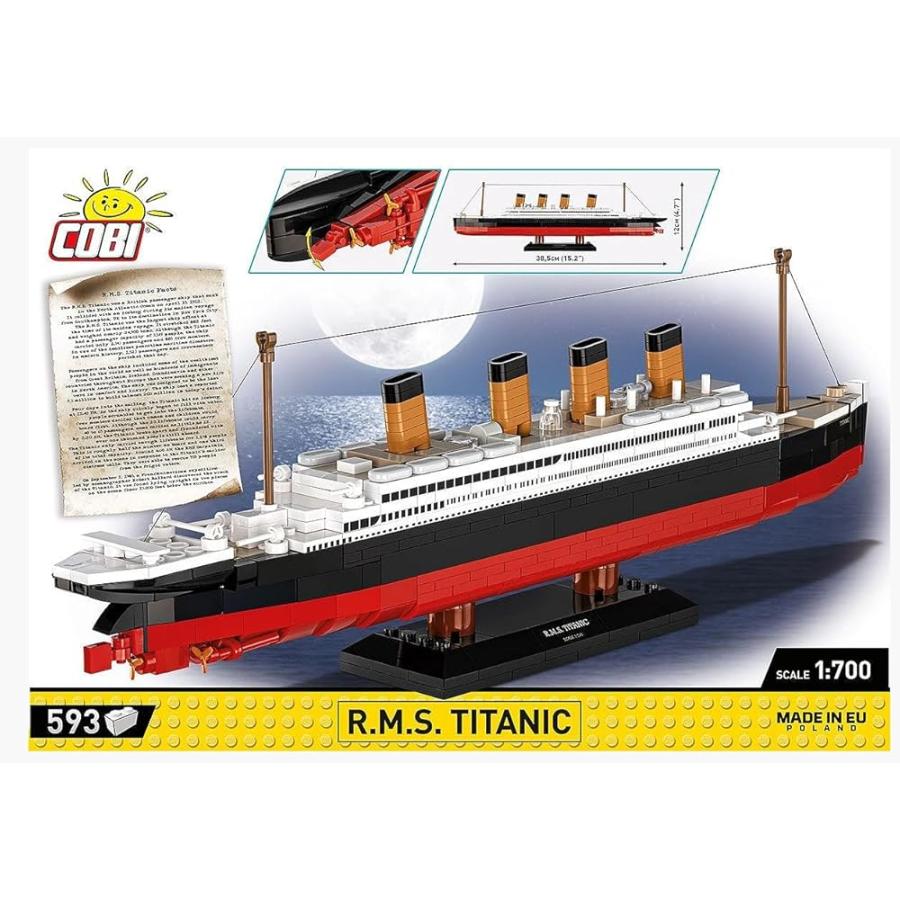 COBI タイタニック号 TITANIC 1/700 ヒストリカルコレクション 593ピース【MADE IN EU】1680_2