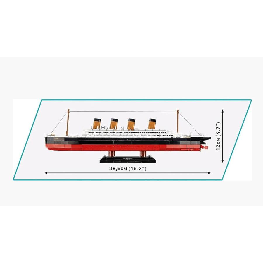 COBI タイタニック号 TITANIC 1/700 ヒストリカルコレクション 593ピース【MADE IN EU】1680_4