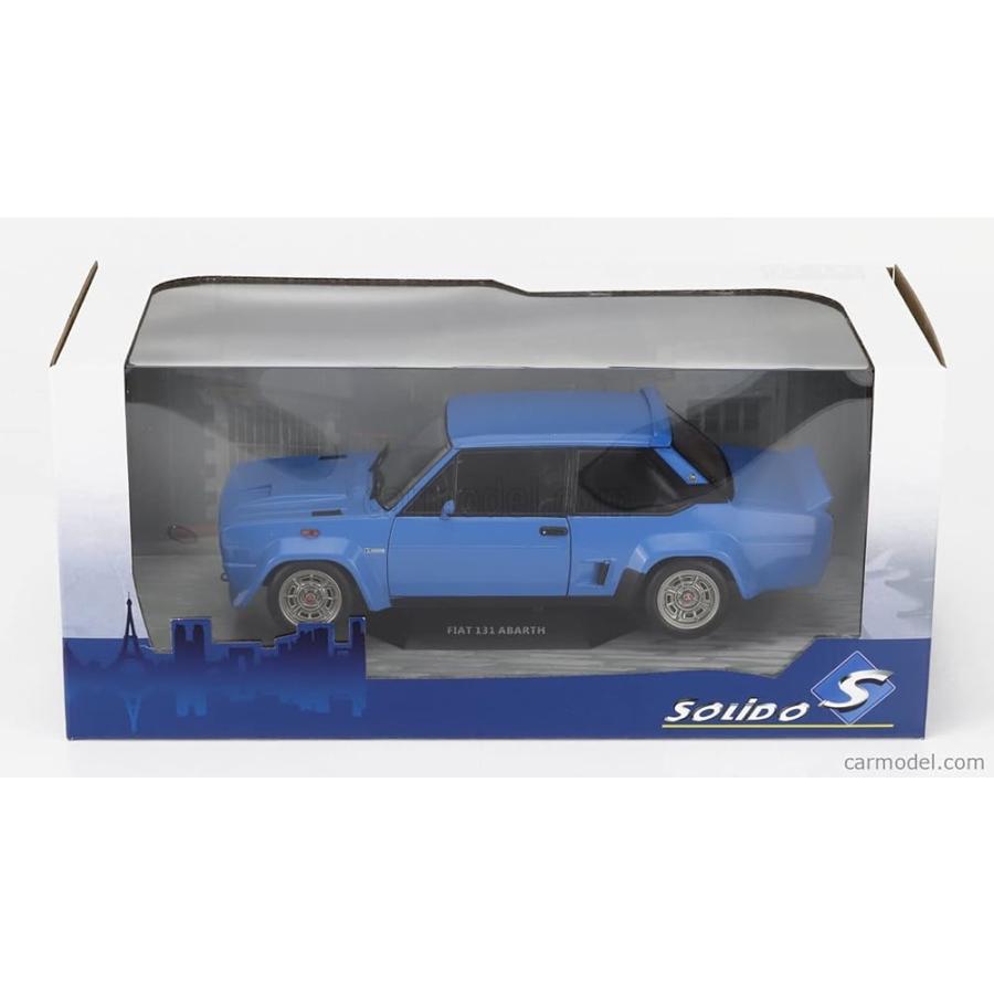ソリド ミニカー 1/18 FIAT 131 ABARTH フィアット アバルト 1980 (ブルー)の画像