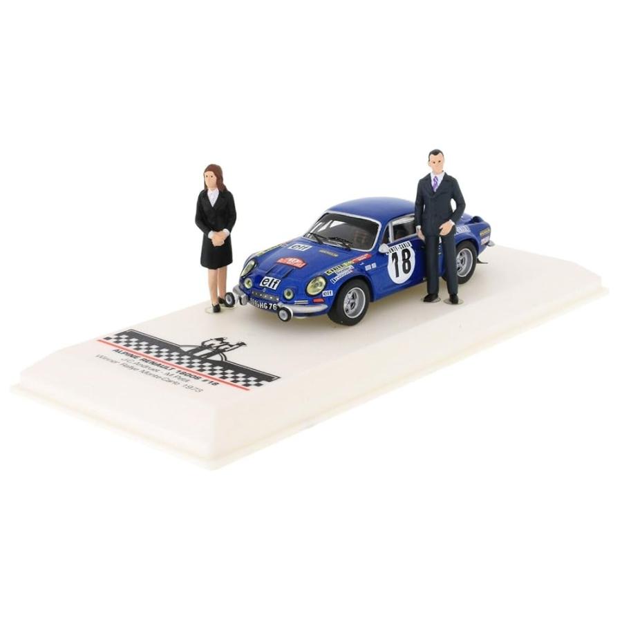 イクソ 1/43 アルピーヌ A110 ルノー 1800 S 1973 モンテカルロラリー 優勝 #18 フィギア付き IXO Alpine ...