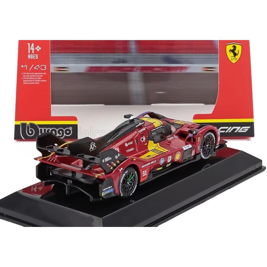 Burago ミニカー 1/43 フェラーリ 499P ルマン24時間 2025 #51