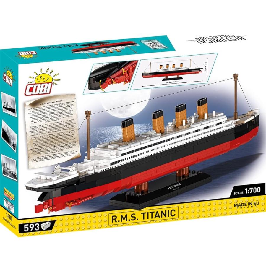 COBI タイタニック号 TITANIC 1/700 593ピース【MADE IN EU】1680
