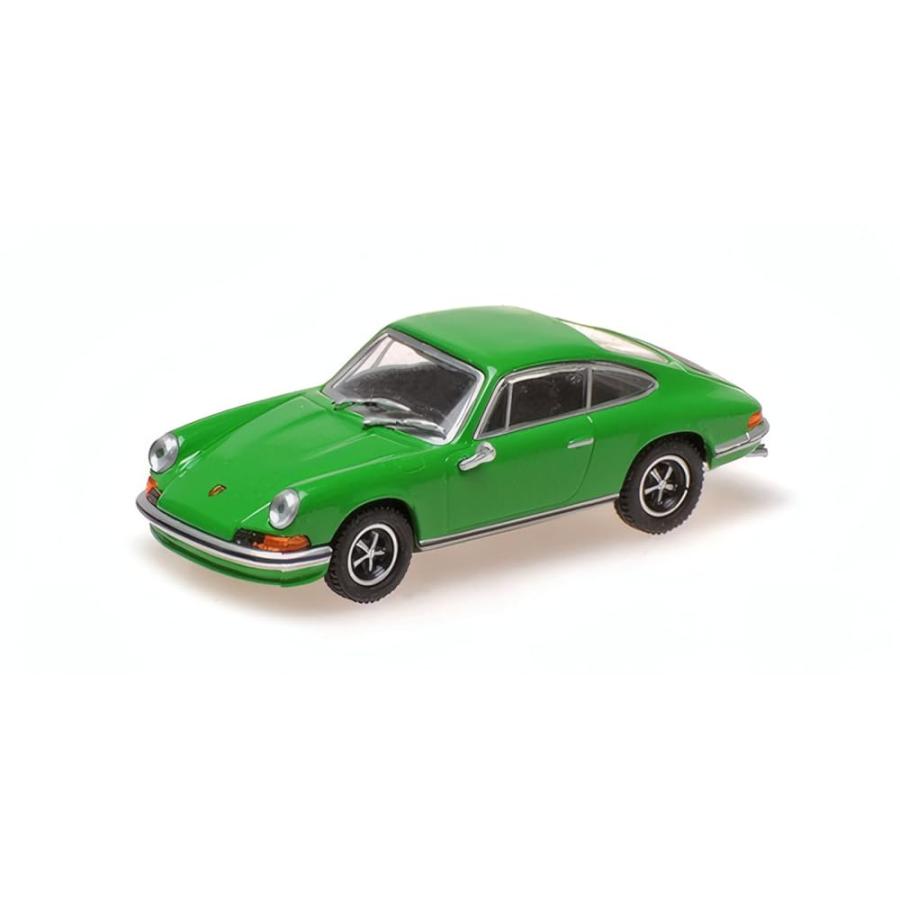ミニチャンプス ポルシェ ミニカー 1/187 Porsche 911 S 1972 グリーン