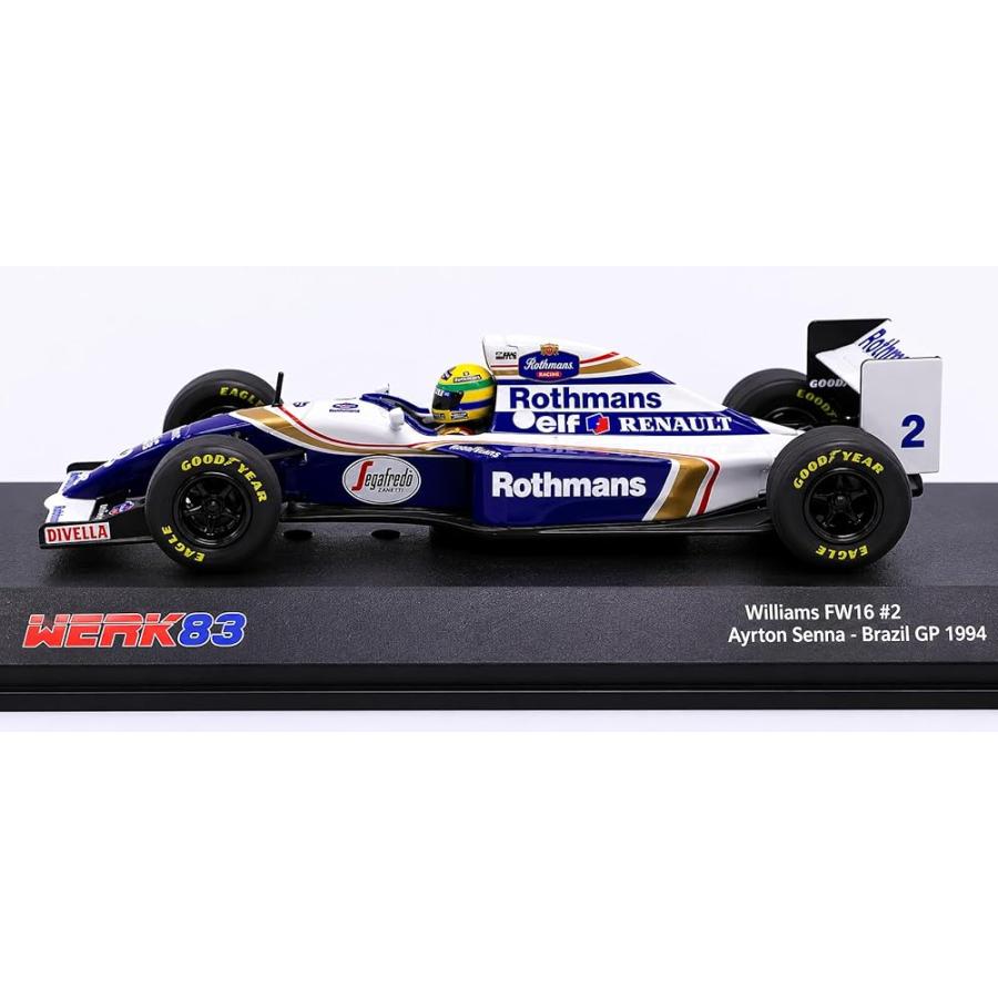 WERK83 F1 ミニカー 1/43 ウイリアムズ FW16 アイルトン・セナ