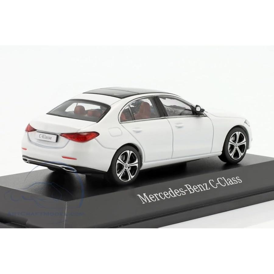 Herpa ミニカー 1/43 メルセデス ベンツ Cクラス (W206) 2021年 (オパリスホワイトブライト)_1