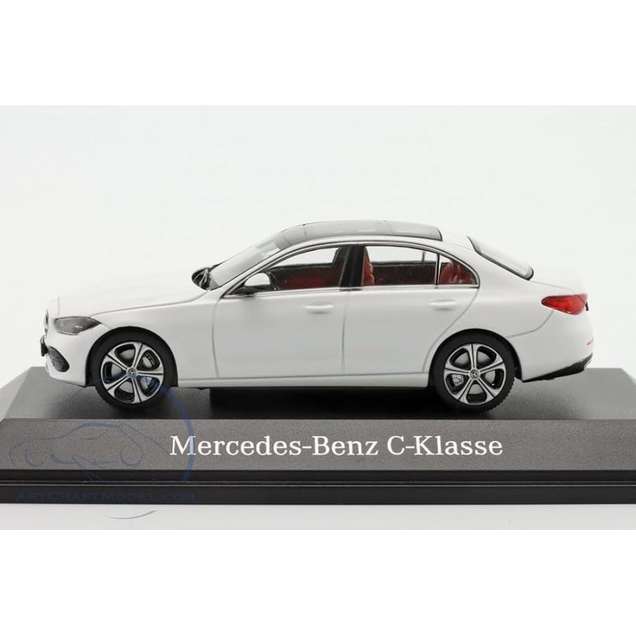 Herpa ミニカー 1/43 メルセデス ベンツ Cクラス (W206) 2021年 (オパリスホワイトブライト)_2