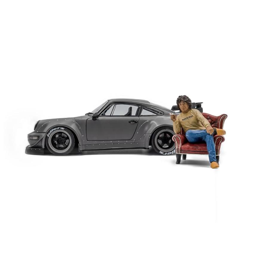 ソリド ポルシェ 1/18 PORSCHE RWB Body Kit (グレー) 中井氏