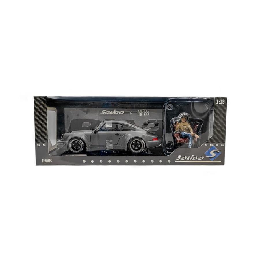 ソリド ポルシェ 1/18 PORSCHE RWB Body Kit (グレー) 中井氏