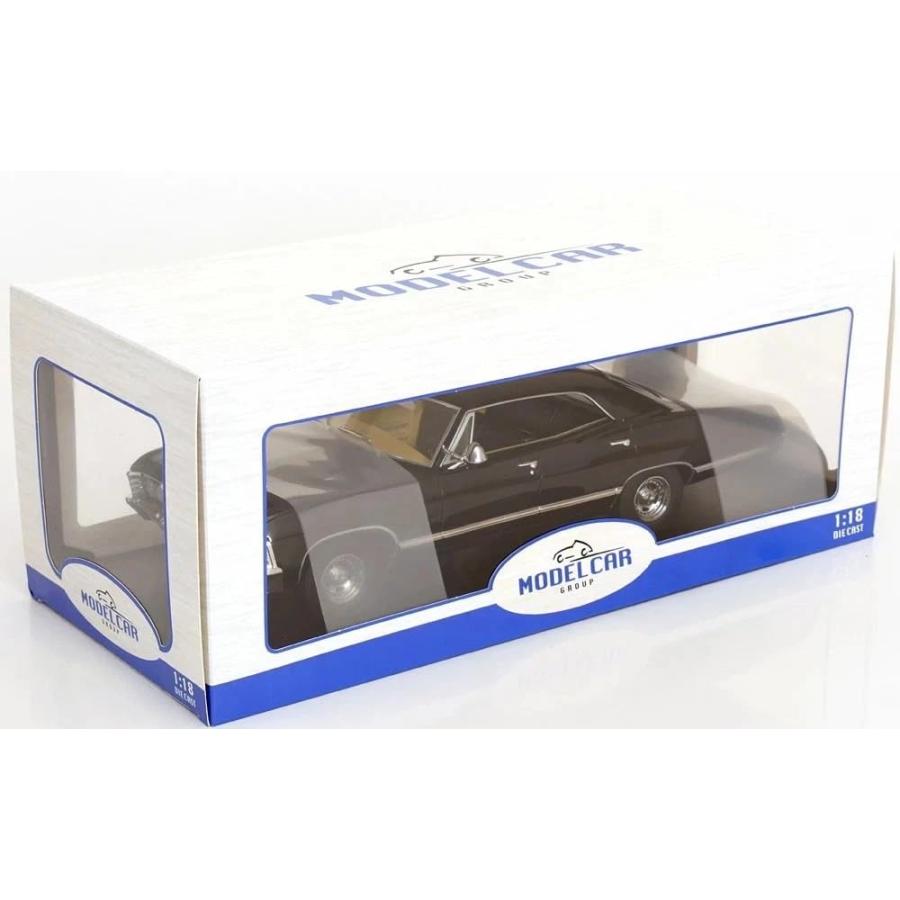 シボレーインパラセダン 模型 MCG 1/18 シボレー インパラ セダン 1967 ブラック Chevy Impala