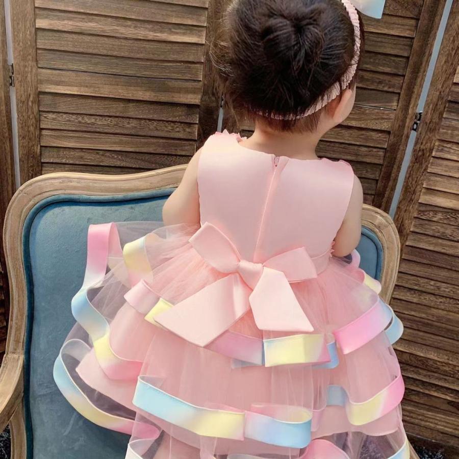 子供ドレス ベビー ドレス 結婚式 七五三 お祝い 衣装 プリンセス 80 