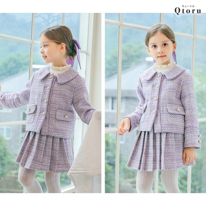 Qtoru 入学式 女の子 服 卒園式 保育園 幼稚園 入学式 小学校 女子
