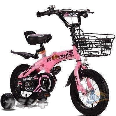 キッズ お子さん 18in 18in3色 折り畳み 上滑り打ちきり 差し上げ物 銀輪 アドバンスト 折り畳み式 ダブル 乳飲み子 持っていく 格好のいい 使い分かりやすい 助けになる 実用的