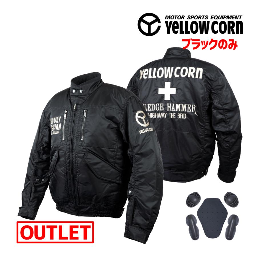 新品アウトレット YeLLOWCORN バイクウェア バイクジャケット イエロー 