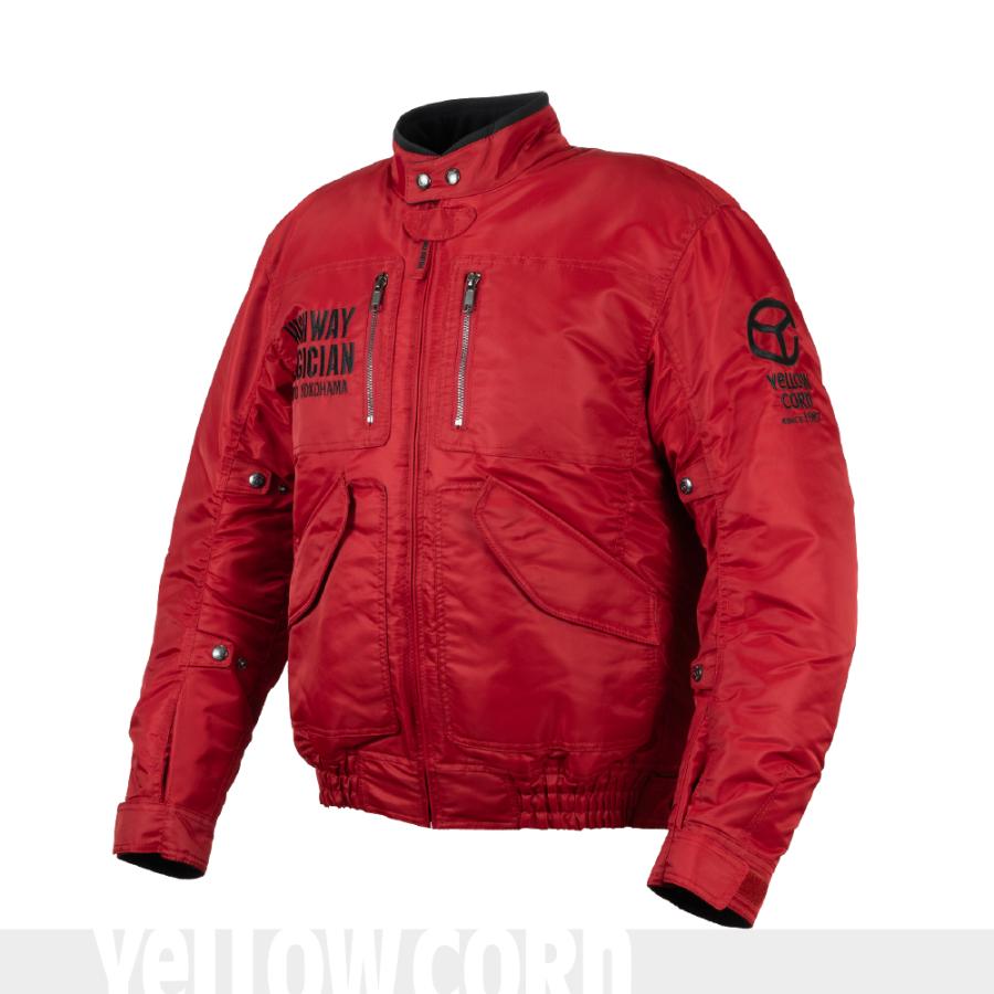 イエローコーン バイクウェア ジャケット レッドMサイズ 国産 イエローコーン バイクウェア ジャケット レッドMサイズ 国産