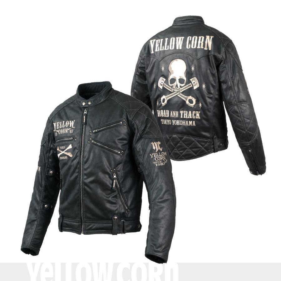 イエローコーン　ブラック　ライダージャケット YeLLOW CORN YeLLOWCORN バイクウェア バイクジャケット