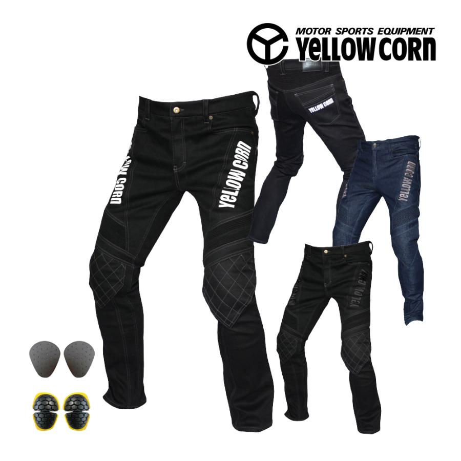 YeLLOW CORN YRP-101 ライディングストレッチデニムパンツ YeLLOW CORN（イエローコーン） YRP-101 ストレッチデニムパンツ 春夏