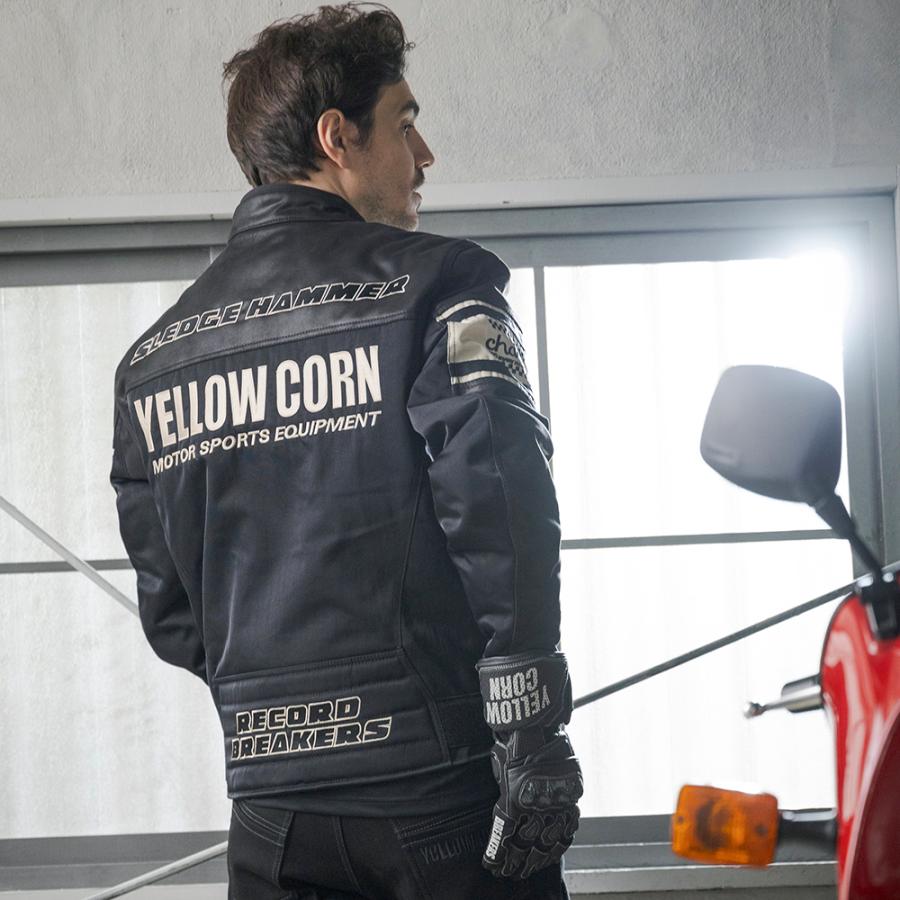 YeLLOW CORN イエローコーン ライダースジャケット バイクウェア