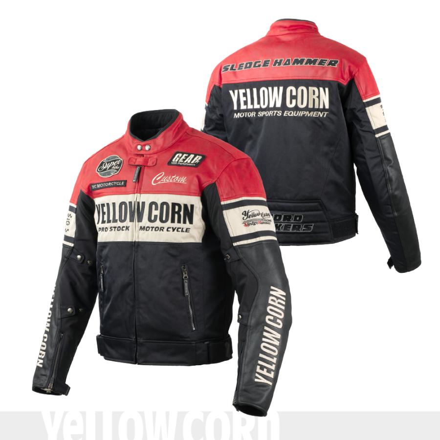 美品YELLOW CORNBB-4304ウインターバイクレザージャケット 3L YeLLOW CORN（イエローコーン） バイクウェア バイクジャケット BB