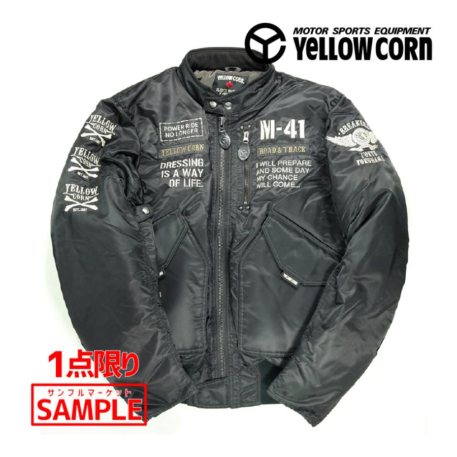 アウトレット YeLLOWCORN バイクウェア ジャケット イエロー
