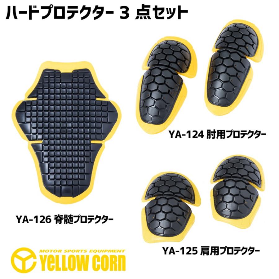 YELLOW CORN バイク用ジャケット LL プロテクター有 YeLLOW CORN（イエローコーン） バイク バイクウェア ハード
