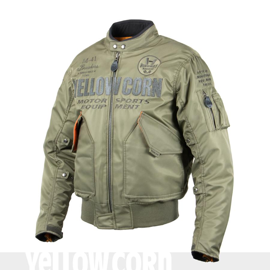 美品　YELLOW CORD バイクジャケット Lサイズ YeLLOW CORN YeLLOWCORN YB-5302 バイクウェア バイクジャケット